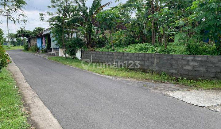 Tanah Pekarangan Mangku Jalan Aspal Dekat Depot Iwak Kalen Godean 8