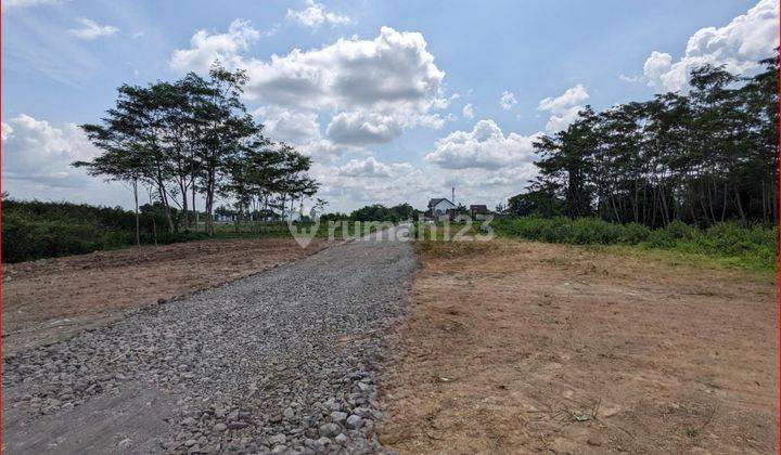 Tanah Cantik Tepi Jalan Besar Di Area Perumahan Sidoagung Godean 2