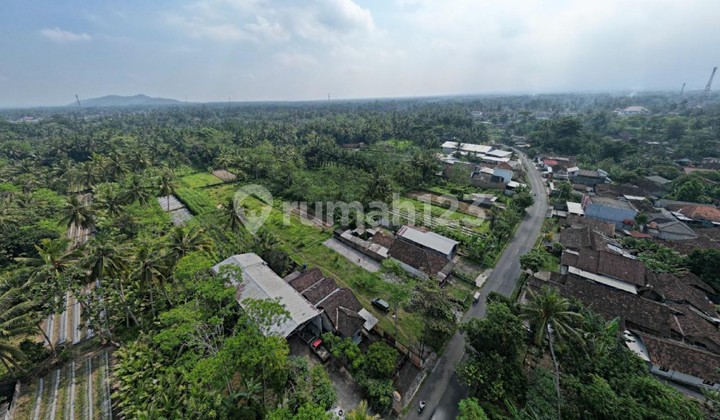 For Sale Land in Jogja Near Pasar Tempel Sleman Main Road with SHM