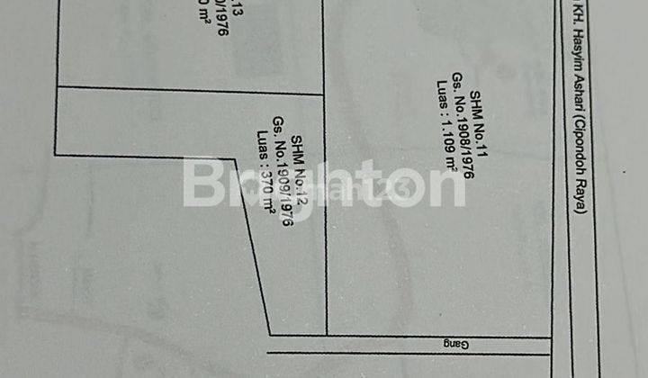 TANAH CIPONDOH RAYA TANGERANG LUAS TANAH 2367 M2 PINGGIR JALAN RAYA AKSES JAKARTA-TANGERANG, HADAP UTARA, JALAN RAYA 2 ARAH, COCOK UNTUK MINI CLUSTER, GUDANG, RUMAH SAKIT, EKPEDISI DLL 2