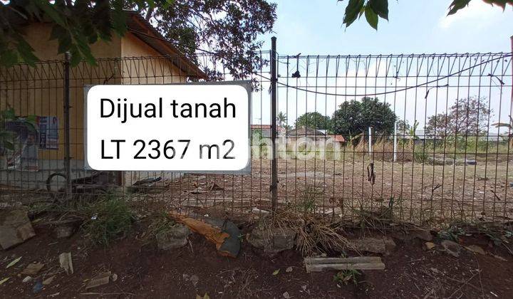 TANAH CIPONDOH RAYA TANGERANG LUAS TANAH 2367 M2 PINGGIR JALAN RAYA AKSES JAKARTA-TANGERANG, HADAP UTARA, JALAN RAYA 2 ARAH, COCOK UNTUK MINI CLUSTER, GUDANG, RUMAH SAKIT, EKPEDISI DLL 1