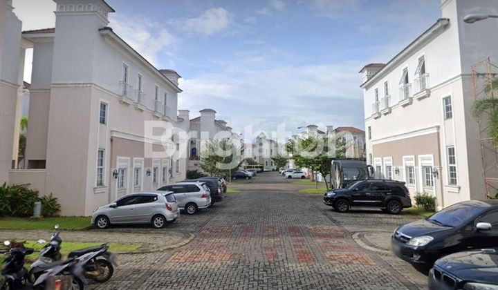 Affordable New House with Swimming Pool Alesha Yellow Vanya Park BSD 3 floors size 4 x 8 m2 Ready to Occupy Brand New features a swimming pool in the backyard, ideal for family living, clean, secure, within a cluster. 2