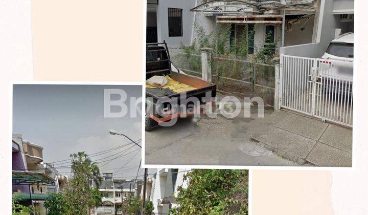 Perumahan green garden Jakarta Barat rumah tua 2 lantai uk 6 x 16 m2, sertifikat agunan bank hadap timur laut 1