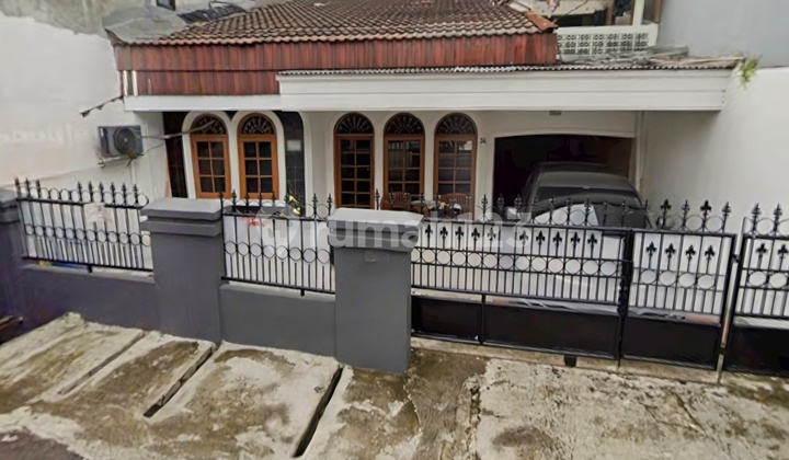 Rumah Kemanggisan Jakarta Barat Ukuran 12 X 16,5 M2 Siap Huni Kondisi Bagus 1 Lantai 1/2 Dekat Binus Cocok Untuk Rumah Kost Hunian Atau Usaha, Carport 3 Mobil Dan Garasi 1 Mobil Hadap Timur Row Jalan 2 Mobil, Nego 2