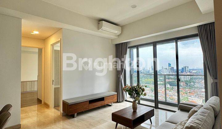 Apartemen 57 Promenade Hoek luas 103,84 m2 semi furnish view city lantai 18 midlle floor hadap selatan dan barat, tanah abang Jakarta Pusat Nego 2