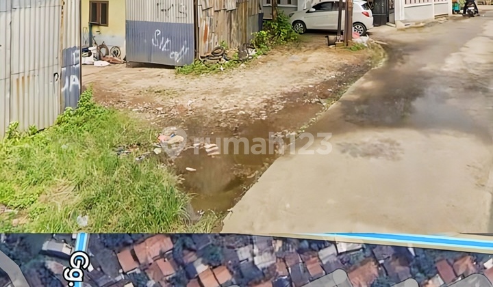 Tanah Murah Hitung @8,5jt/meter Karang Tengah Belakang Metro Permata Kota Tangerang Luas 335 M2 Bisa Buat Usaha Hadap Barat Row 2 Mobil Dekat Tol