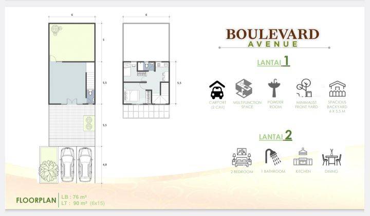Town house Central Hills, Boulevard Avenue new lounching harga masih perdana di Central Hills  6