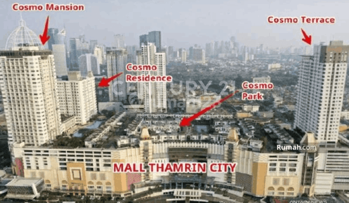 APARTEMEN  2 BEDROOM  - AREA ELIT DI COSMO TERRACE THAMRIN JAKPUS 2