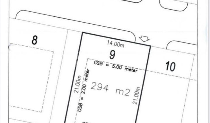 Tanah Hook Foresta BSD City 300m². Walking Distance to The Breeze.