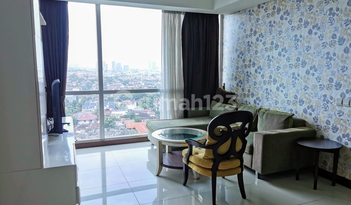 Apartemen Kemang Village. Dijual Fully Furnished 2BR Middle Floor