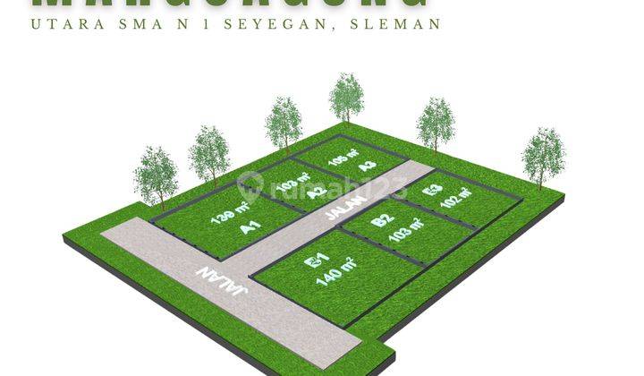 Tanah Sleman Murah, Dekat SMA N 1 Seyegan, Rp. 2Jtan/m2 2