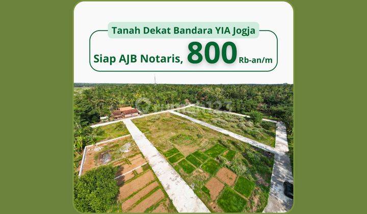 Tanah Siap Bangun : SHM, 150 m², Barat Bandara YIA 2