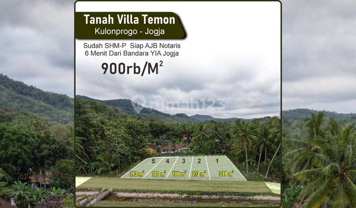 Tanah Villa View Menoreh : SHM 178 m², AJB Notaris