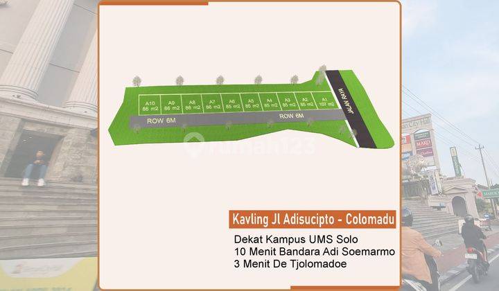 Tanah SHM 85 m²: Eksklusif Colomadu, Dekat Kampus UMS 2