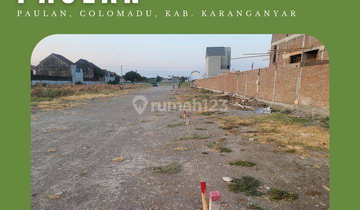 Tanah Apik Colomadu : Shm 99 M², 300m Jl Adisucipto 2