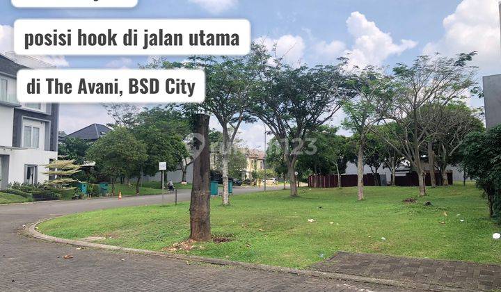 Tanah Kavling Hook Jalan Utama Strategis di Bsd Avani, Tangerang 1