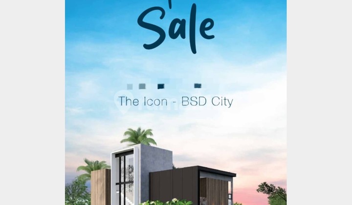 DIJUAL RUMAH BARU 2 LANTAI HOEK SIAP HUNI LOKASI STRATEGIS DI THE ICON BSD CITY 2