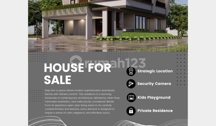 FOR SALE MODERN CLASSIC HOUSE, LOCATED IN FORESTA BSD CITY FOR SALE MODERN CLASSIC HOUSE, LOCATED IN FORESTA BSD CITY