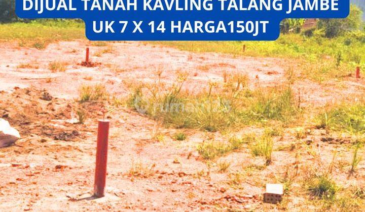 Dijual Tanah Kapling Talang Jambe Palembang 1