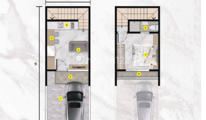 Dijual Rumah Pik 2 Casa Pasadena, Casa Maple 2 Lantai Di Pantai Indah Kapuk 2 2