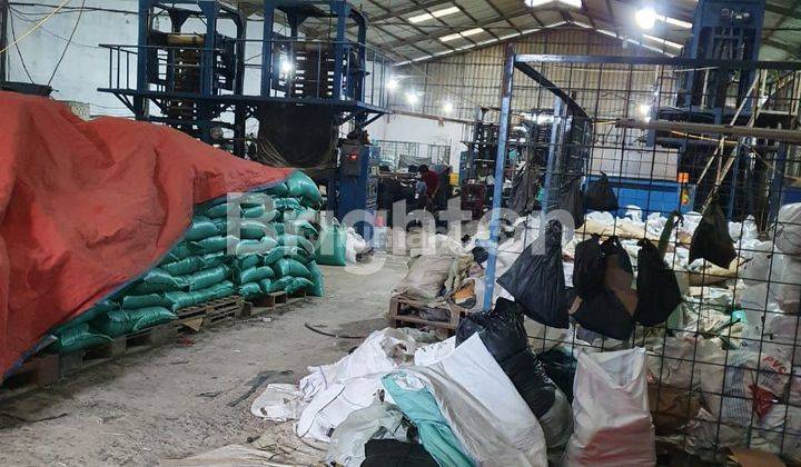 Gudang eks Pabrik plastik bisa industri akses 40 feet di Bekasi 2