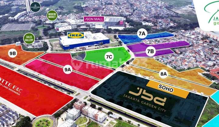 Kavling Commercial Siap Bangun di Jakarta Garden City, Jak Tim,Strategis, Dikelilingi Banyak Fasilitas Kota Kavling Commercial Siap Bangun di Jakarta Garden City, Jak Tim,Strategis, Dikelilingi Banyak Fasilitas Kota