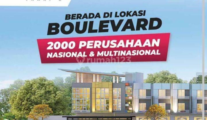 Ruko Exclusive Sudirman Boulevard,lokasi Terbaik di Jababeka 1