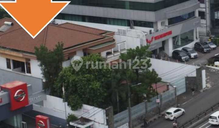 Tanah & bangunan sgt strategis dipinggir jln ARJUNA UTR,jakbar, kotak,jarang ada,cck utk kantor,show room,klinik dll