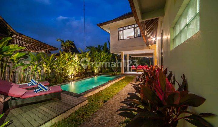 2 Story Minimalist Villa With Pool In Serene Ubud Bali For Rent Yearly 2