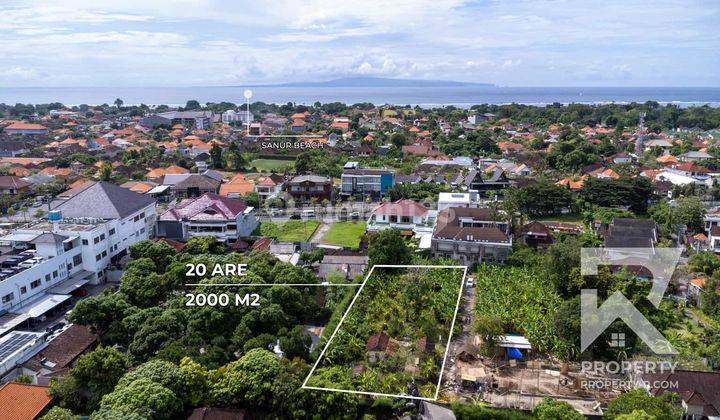 Land Plot For Sale Leasehold Near Sanur Beach Bali 1