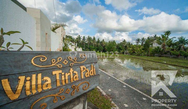 Modern 3 Bedroom Villa With Ricefield View In Ubud Bali For Sale Leasehold 2