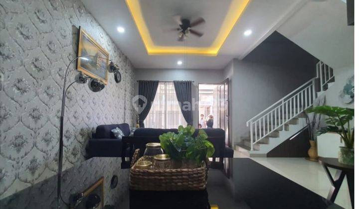 ruang keluarga di jual murah villa komp.