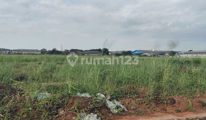 Dijual Tanah Industri Siap Bangun Pasar Kemis Cikupa Tangerang 2 Ha Dekat Pintu Tol Cikupa