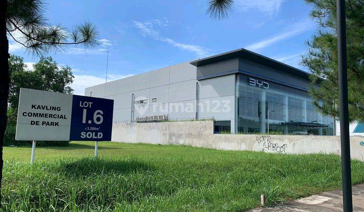Kavling Komersial De Park Bsd Lokasi Prime Di Jalan Utama 1