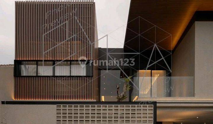 Rumah Bangunan Mandiri Mewah Modern Tropis Rapi Siap Huni Giri Loka Bsd 2