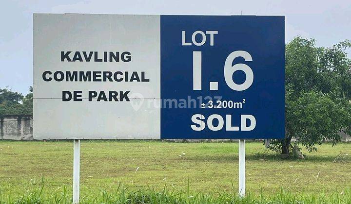 Kavling Komersial De Park Bsd Lokasi Prime Di Jalan Utama 2