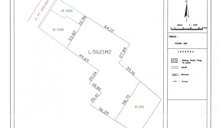 Dijual Tanah di Mt. Haryono, Balikpapan 2