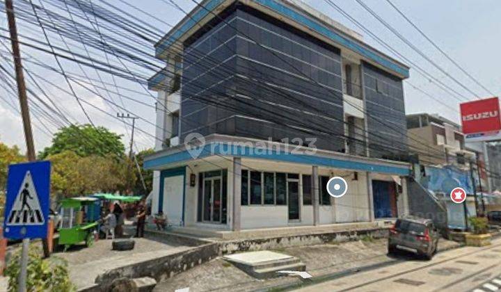 DIJUAL TANAH DAN BANGUNAN KANTOR PINGGIR JALAN JENDRAL SUDIRMAN - HM 2