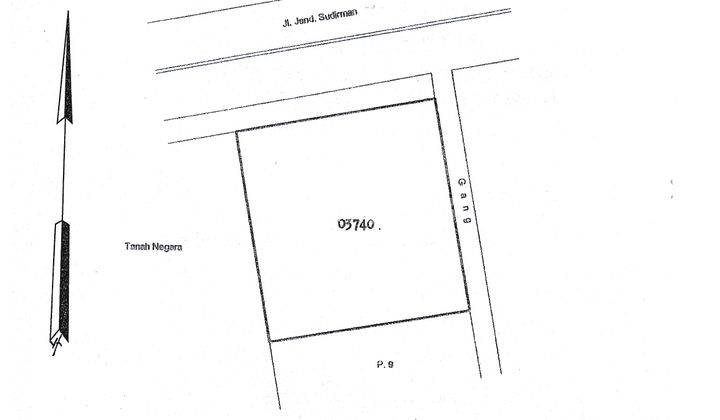 DIJUAL TANAH TENGAH KOTA JL. JENDRAL SUDIRMAN – GW 2
