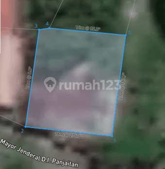 DIJUAL RUAMAH / TANAH DAN BANGUAN PINGGIR JALAN D.I. PANJAITAN KARANG REJO – DN 2