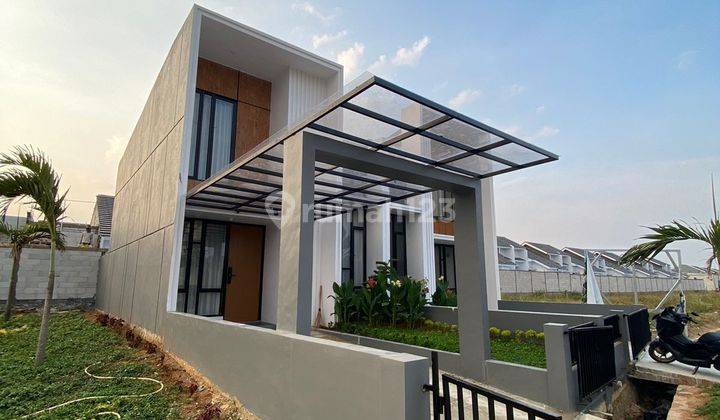 Rumah minimalis modern terbaru di Puri harmoni pasir mukti 2