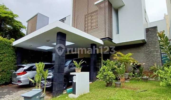 Rumah Minimalis Modern 2 Lantai, Siap Huni Dekat Pintu Tol Bsd Dan Stasiun Kereta Rawabuntu, Lokasi Di The Green Bsd Tangerang Selatan