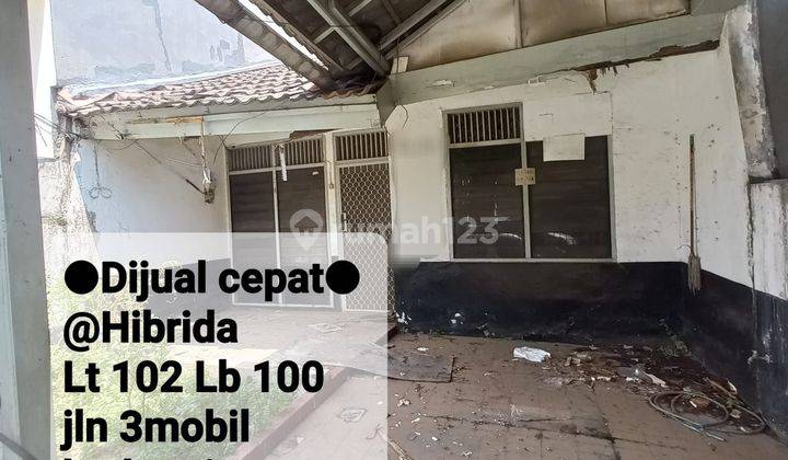 Jual Cepat Murah! Rumah Hitung Tanah, Kelapa Gading Hybrida, Rumah Shm Butuh Renovasi Hadap Timur 2