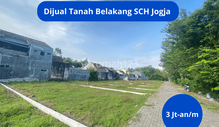 Belakang Sch Jogja, Tanah Dijual 3 Jutaan, Mangku Jalan Aspal 1