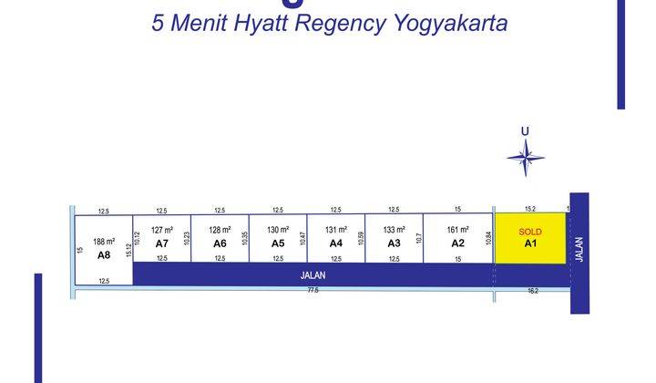 Jual Tanah Murah Jogja Dekat Hyutt Palagan, Luas 100 an M2 2