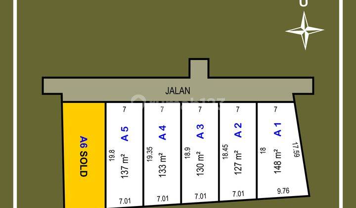 Tanah SHM di Magelang, 3 Menit Gor Djarum. Siap Bangun Rumah 2