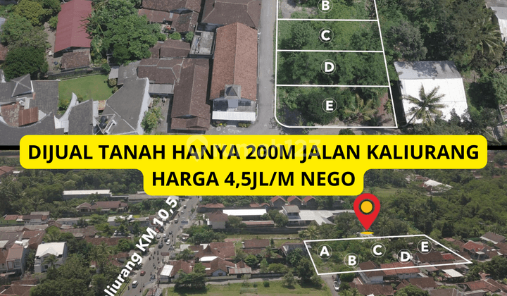 Tanah Pekarangan Jalan Kaliurang Km.10,9 Tepi Jalan Aspal Lebar 1