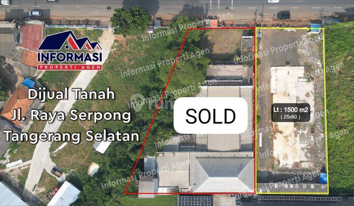 Tanah Lokasi Strategis Jalan Gampang di Akses di Serpong Tangerang Selatan 1