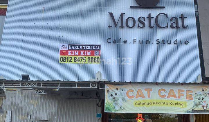 tampak depan ruko siap pakai