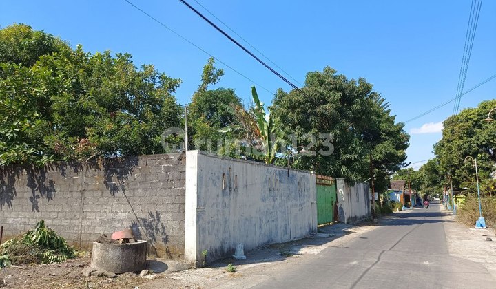 Tanah Pekarangan Sudah Pagar Tembok Keliling Area Bolon Colomadu
